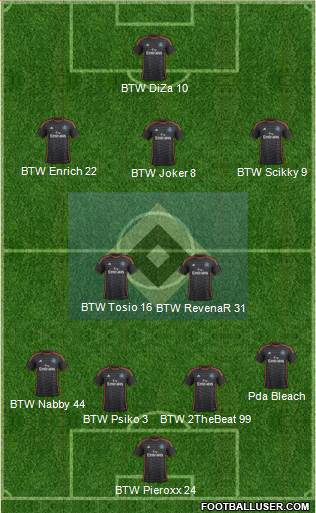 Hamburger SV Formation 2015
