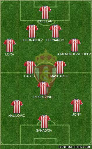 Real Sporting S.A.D. Formation 2015