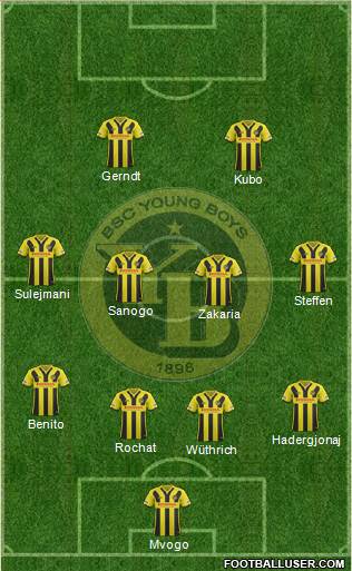 BSC Young Boys Formation 2015