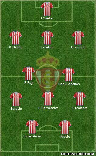 Real Sporting S.A.D. Formation 2015