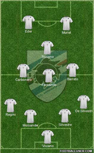 Sampdoria Formation 2015