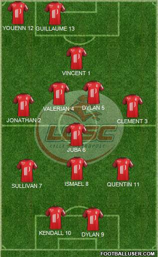 LOSC Lille Métropole Formation 2015