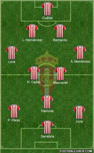Real Sporting S.A.D. Formation 2015