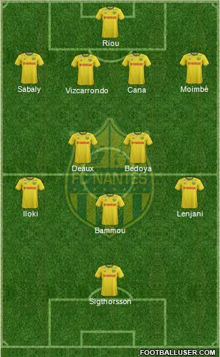 FC Nantes Formation 2015