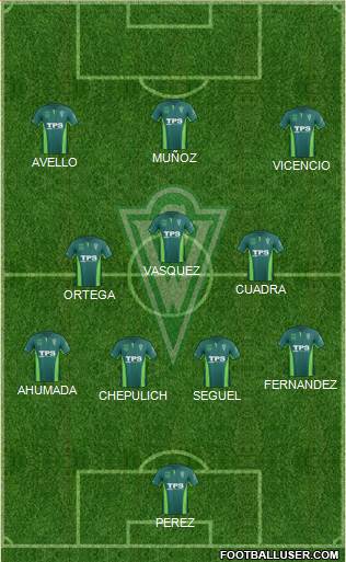 CD Santiago Wanderers S.A.D.P. Formation 2015