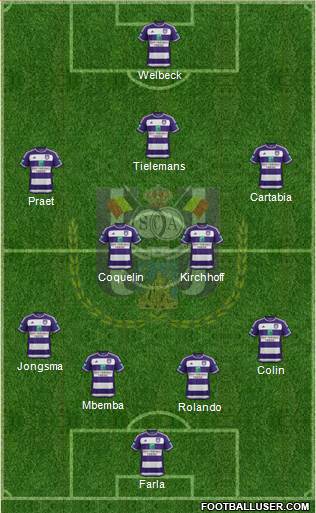 RSC Anderlecht Formation 2015