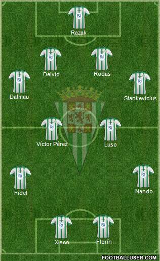 Córdoba C.F., S.A.D. Formation 2015