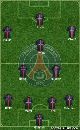 Paris Saint-Germain Formation 2015