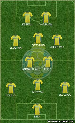 Al-Gharrafa Sports Club Formation 2015