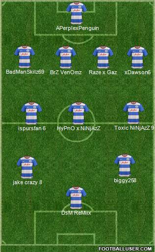Queens Park Rangers Formation 2015