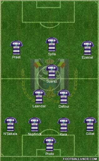 RSC Anderlecht Formation 2015