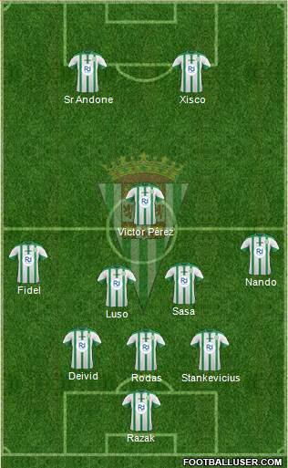 Córdoba C.F., S.A.D. Formation 2015