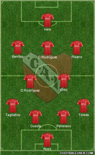 Independiente Formation 2015
