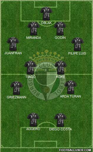 Burgos C.F., S.A.D. Formation 2015