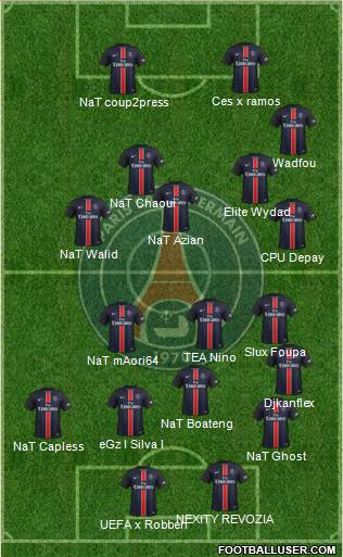 Paris Saint-Germain Formation 2015