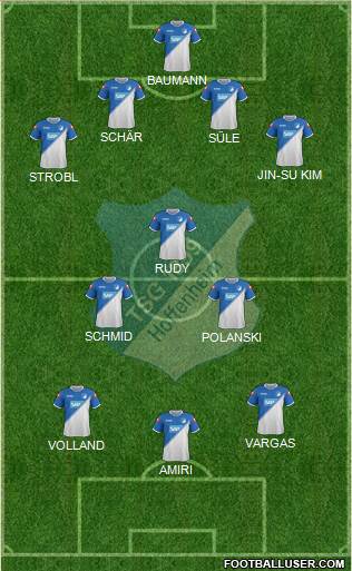 TSG 1899 Hoffenheim Formation 2015