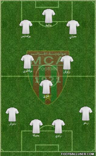 Mouloudia Club d'Alger Formation 2015