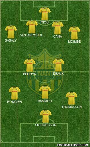 FC Nantes Formation 2015