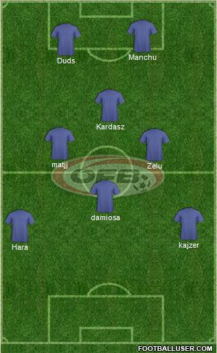 Austria football formation