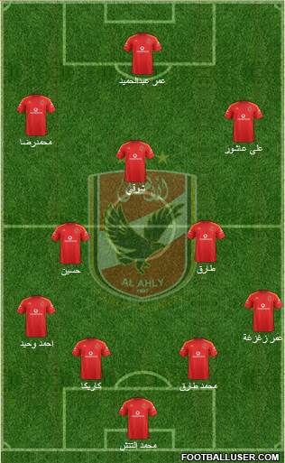 Al-Ahly Sporting Club Formation 2015