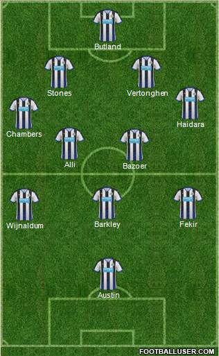 Newcastle United Formation 2015