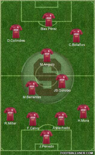 CD Saprissa Formation 2015