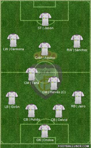 Real Jaén C.F. Formation 2015