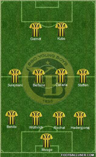 BSC Young Boys Formation 2015