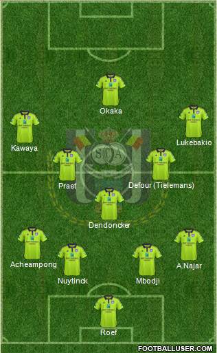 RSC Anderlecht Formation 2015