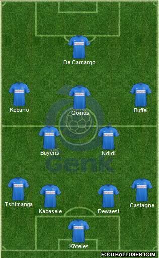 K Racing Club Genk Formation 2015