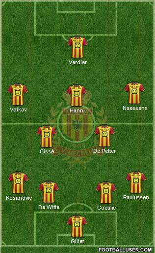 Yellow Red KV Mechelen Formation 2015