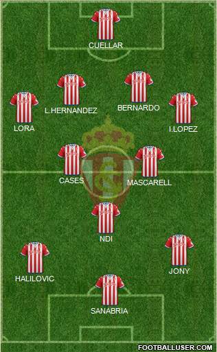Real Sporting S.A.D. Formation 2015