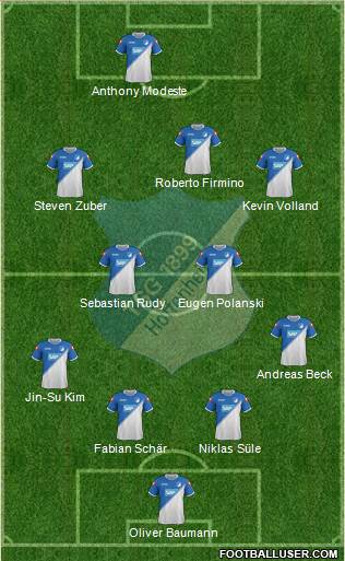 TSG 1899 Hoffenheim Formation 2015