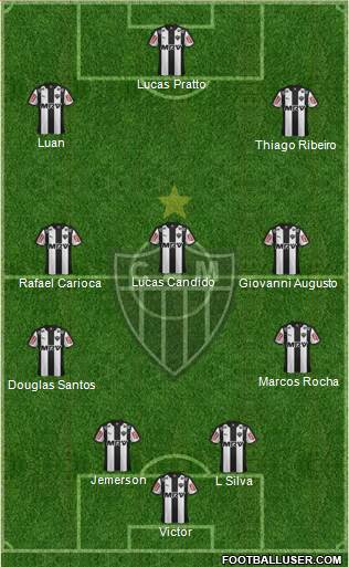 C Atlético Mineiro Formation 2015