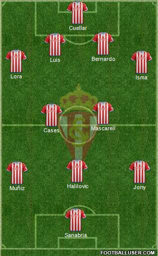Real Sporting S.A.D. Formation 2015