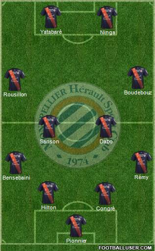 Montpellier Hérault Sport Club Formation 2015