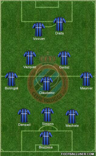 Club Brugge KV Formation 2015