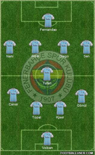 Fenerbahçe SK Formation 2015