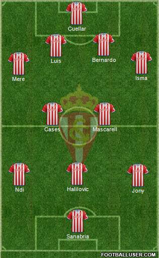 Real Sporting S.A.D. Formation 2015