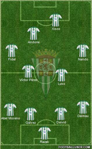 Córdoba C.F., S.A.D. Formation 2015