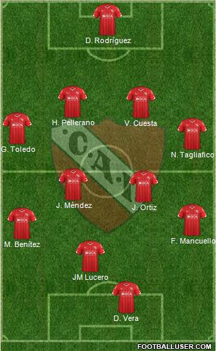 Independiente Formation 2015