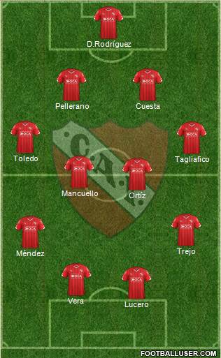 Independiente Formation 2015