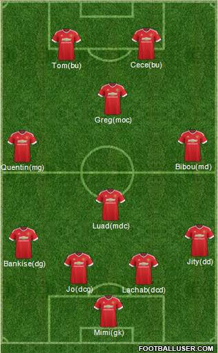Manchester United Formation 2015