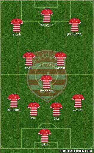 Club Africain Tunis Formation 2015