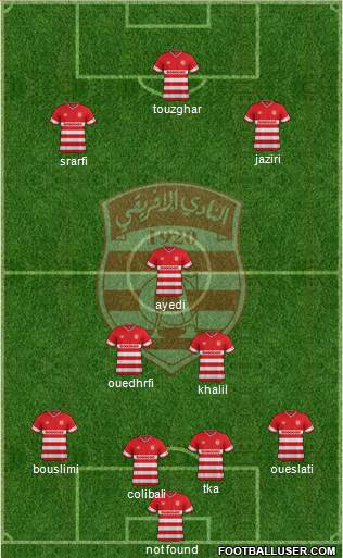Club Africain Tunis Formation 2015