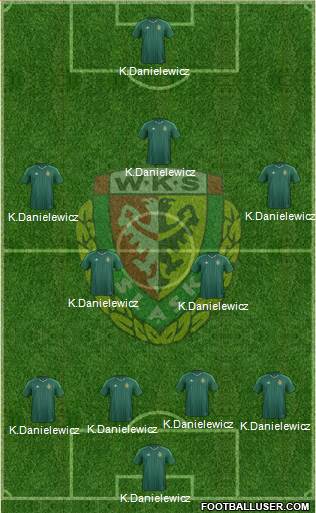 WKS Slask Wroclaw Formation 2015