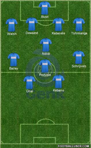 K Racing Club Genk Formation 2015