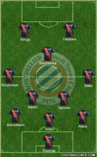 Montpellier Hérault Sport Club Formation 2015