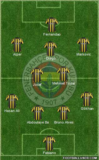Fenerbahçe SK Formation 2015