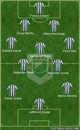 CDC Atlético Nacional Formation 2015